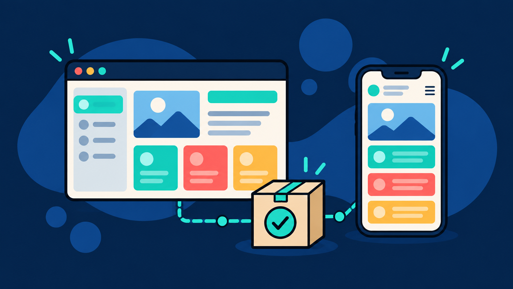 Aplicación web y móvil con interfaces coherentes y una entrega comprobada.